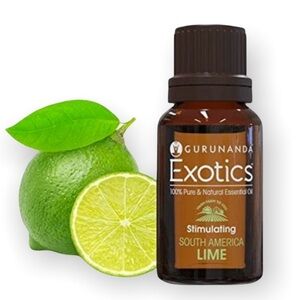 2 Count GuruNanda Lime Exotic Essential Oil  .33 Oz  100% Pure Therapeutic Grade